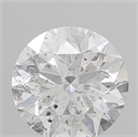 Natural Diamond 0.86 Carats, Round with Very Good Cut, E Color, I1 Clarity and Certified by IGI