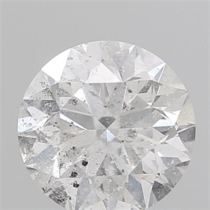 Picture of Natural Diamond 0.86 Carats, Round with Very Good Cut, E Color, I1 Clarity and Certified by IGI