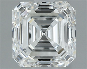 Foto Diamante Natural 0.90 quilates, Asscher , Color D, claridad VS2 y certificado GIA de