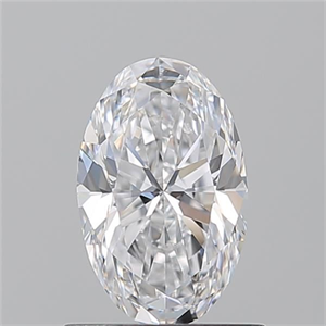 Picture of Natural Diamond 0.90 Carats, Oval with  Cut, D Color, VVS1 Clarity and Certified by GIA
