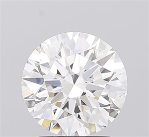 Picture of Lab Grown Diamond 2.07 Carats, Round with Ideal Cut, F Color, VVS2 Clarity and Certified by IGI