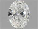 Natural Diamond 0.75 Carats, Oval with  Cut, D Color, VS2 Clarity and Certified by GIA