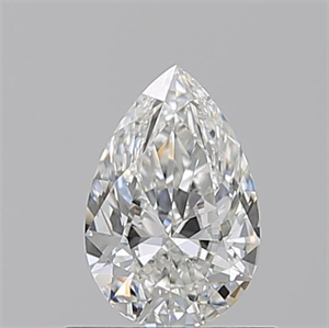 Picture of Natural Diamond 0.63 Carats, Pear with  Cut, G Color, VVS1 Clarity and Certified by GIA