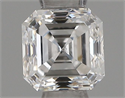 Natural Diamond 0.41 Carats, Asscher with  Cut, E Color, VS2 Clarity and Certified by IGI