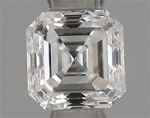 Picture of Natural Diamond 0.41 Carats, Asscher with  Cut, E Color, VS2 Clarity and Certified by IGI
