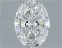 Diamante Natural 0.51 quilates, Ovalado , Color G, claridad SI1 y certificado GIA