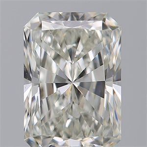 Picture of Natural Diamond 0.90 Carats, Radiant with  Cut, J Color, VS2 Clarity and Certified by GIA