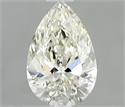 Natural Diamond 0.50 Carats, Pear with  Cut, H Color, SI1 Clarity and Certified by IGI