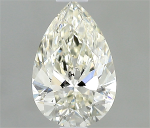 Picture of Natural Diamond 0.50 Carats, Pear with  Cut, H Color, SI1 Clarity and Certified by IGI