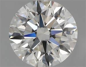 Picture of Natural Diamond 0.90 Carats, Round with Excellent Cut, H Color, VVS1 Clarity and Certified by GIA