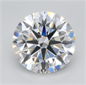 Lab Grown Diamond 4.19 Carats, Round with Ideal Cut, G Color, VVS2 Clarity and Certified by IGI