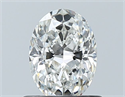Natural Diamond 0.70 Carats, Oval with  Cut, G Color, VS1 Clarity and Certified by GIA