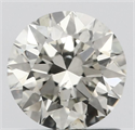 Natural Diamond 1.01 Carats, Round with Excellent Cut, M Color, SI1 Clarity and Certified by IGI