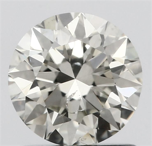 Picture of Natural Diamond 1.01 Carats, Round with Excellent Cut, M Color, SI1 Clarity and Certified by IGI