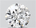 Lab Grown Diamond 1.50 Carats, Round with Excellent Cut, D Color, VVS2 Clarity and Certified by IGI