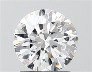 Picture of Lab Grown Diamond 1.50 Carats, Round with Excellent Cut, D Color, VVS2 Clarity and Certified by IGI