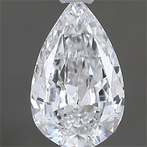 Picture of Natural Diamond 0.40 Carats, Pear with  Cut, D Color, VS1 Clarity and Certified by GIA