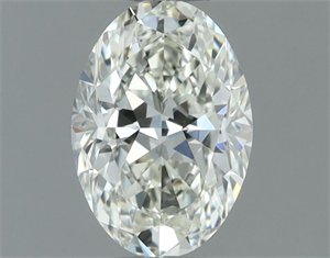 Picture of Natural Diamond 0.60 Carats, Oval with  Cut, I Color, VVS2 Clarity and Certified by IGI