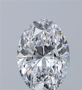 Picture of Natural Diamond 1.03 Carats, Oval with  Cut, D Color, VVS2 Clarity and Certified by GIA