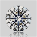 Natural Diamond 0.74 Carats, Round with Excellent Cut, I Color, IF Clarity and Certified by IGI