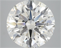Lab Grown Diamond 7.68 Carats, Round with Ideal Cut, G Color, VS2 Clarity and Certified by IGI