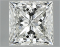 Natural Diamond 0.80 Carats, Princess with  Cut, I Color, SI1 Clarity and Certified by GIA