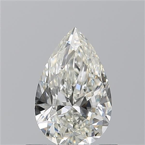 Picture of Natural Diamond 0.70 Carats, Pear with  Cut, I Color, SI2 Clarity and Certified by GIA