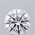 Lab Grown Diamond 3.01 Carats, Round with Ideal Cut, D Color, VVS1 Clarity and Certified by IGI