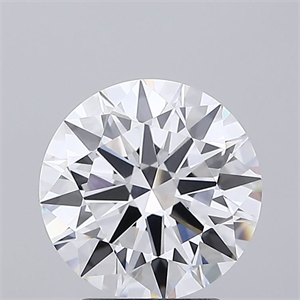 Picture of Lab Grown Diamond 3.01 Carats, Round with Ideal Cut, D Color, VVS1 Clarity and Certified by IGI