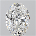 Diamante Natural 3.03 quilates, Ovalado , Color E, claridad SI1 y certificado GIA