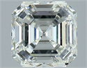 Diamante Natural 3.01 quilates, Esmeralda , Color H, claridad VVS2 y certificado HRD