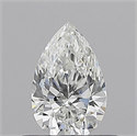 Natural Diamond 0.52 Carats, Pear with  Cut, E Color, VS1 Clarity and Certified by GIA