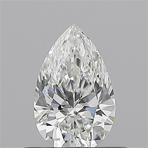 Picture of Natural Diamond 0.52 Carats, Pear with  Cut, E Color, VS1 Clarity and Certified by GIA