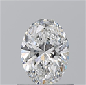 Diamante Natural 0.72 quilates, Ovalado , Color E, claridad VVS2 y certificado GIA