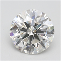 Lab Grown Diamond 2.46 Carats, Round with Ideal Cut, G Color, VS1 Clarity and Certified by IGI