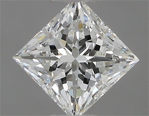 Picture of Natural Diamond 0.50 Carats, Princess with  Cut, H Color, VVS1 Clarity and Certified by IGI