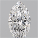 Diamante Natural 0.11 quilates, marqués , Color F, claridad VS1 y certificado IGI