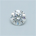 Diamante Natural 0.40 quilates, Redondo , Color F, claridad SI2 y certificado GIA