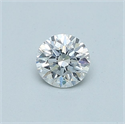 Diamante Natural 0.40 quilates, Redondo , Color F, claridad SI2 y certificado GIA