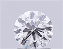 Del inventario de diamantes de laboratorio, 0.90 quilates, Redondo , Color E, claridad VVS2 y certificado IGI
