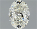 Natural Diamond 0.75 Carats, Oval with  Cut, J Color, VS1 Clarity and Certified by GIA