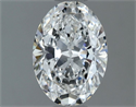Diamante Natural 1.01 quilates, Ovalado , Color F, claridad VS2 y certificado GIA