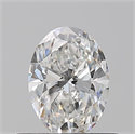 Natural Diamond 0.50 Carats, Oval with  Cut, G Color, VS1 Clarity and Certified by GIA