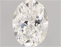 Natural Diamond 0.40 Carats, Oval with  Cut, F Color, VVS1 Clarity and Certified by GIA