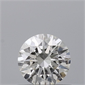 Diamante Natural 0.42 quilates, Redondo , Color G, claridad IF y certificado GIA