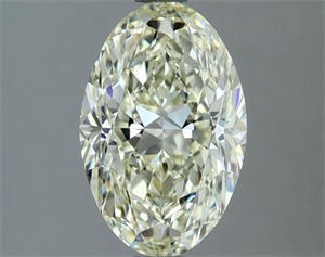 Foto Diamante Natural 1.80 quilates, Ovalado , Color N, claridad VS2 y certificado GIA de