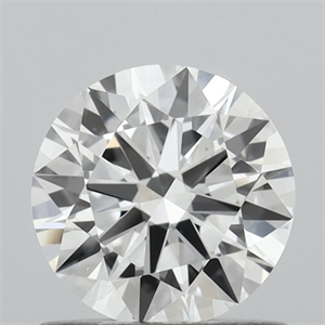 Picture of Lab Grown Diamond 0.77 Carats, Round with Ideal Cut, D Color, VVS2 Clarity and Certified by IGI