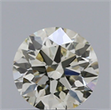 Natural Diamond 0.44 Carats, Round with Excellent Cut, J Color, VS1 Clarity and Certified by IGI