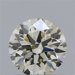 Picture of Natural Diamond 0.44 Carats, Round with Excellent Cut, J Color, VS1 Clarity and Certified by IGI