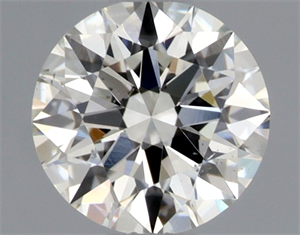 Picture of Natural Diamond 0.51 Carats, Round with Excellent Cut, H Color, SI1 Clarity and Certified by GIA
